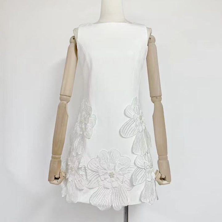 Marlowe Floral Embellished Mini Dress - Hot fashionista