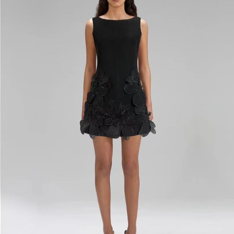 Marlowe Floral Embellished Mini Dress - Hot fashionista