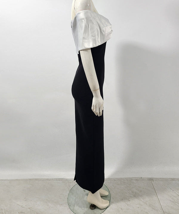 Nova-Rae Long Sleeves Off Shoulder Mermaid Maxi Dress - Hot fashionista