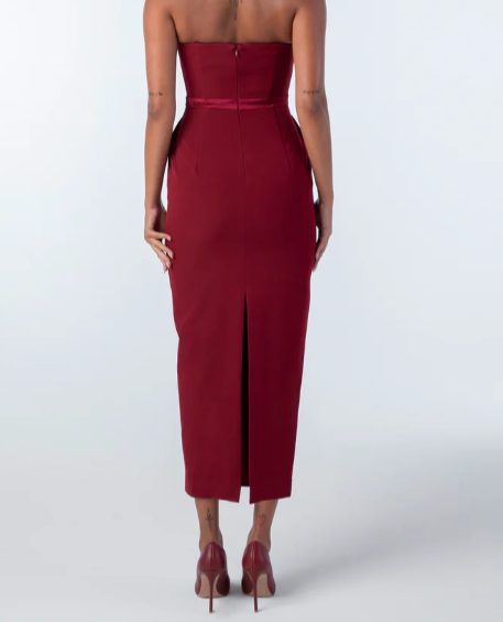 Rosie Strapless Bow Maxi Dress - Hot fashionista