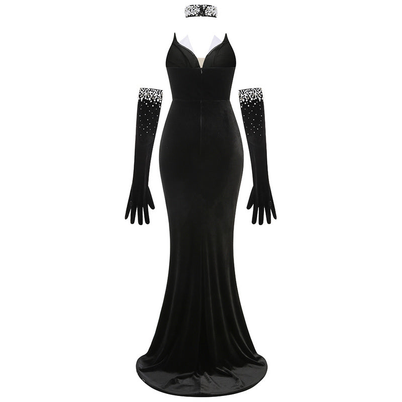 black v neck off the shoulder dress Amazon.com: Azhong Women's Summer Sexy V Neck Off Shoulder Wedding Mini Dresses Backless A Line Puffy Hem Prom Party Gown Black : Clothing, Shoes & Jewelry