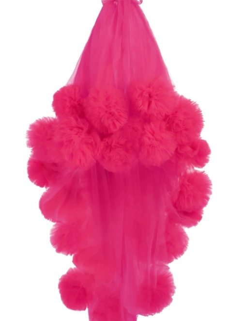 Veronica Pompoms Tulle Dress - Hot fashionista