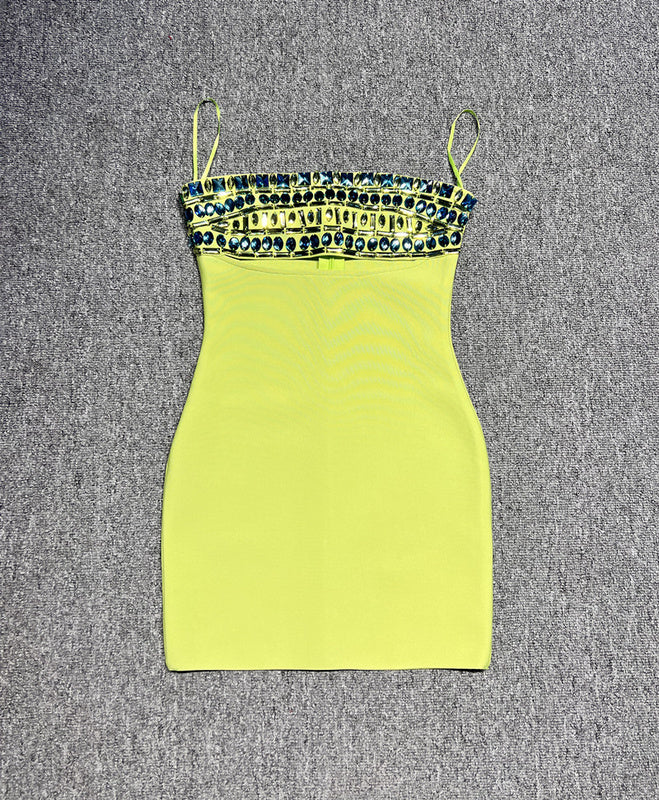 Soleil Piece of Love Rhinestone Mini Dress - Hot fashionista