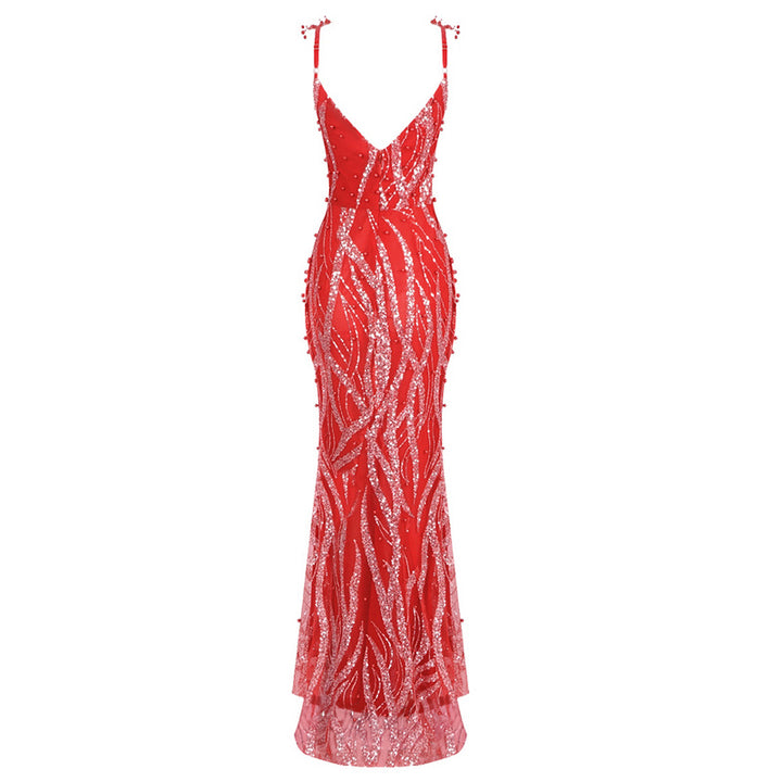 Soleil Sequin Maxi Dress - Hot fashionista