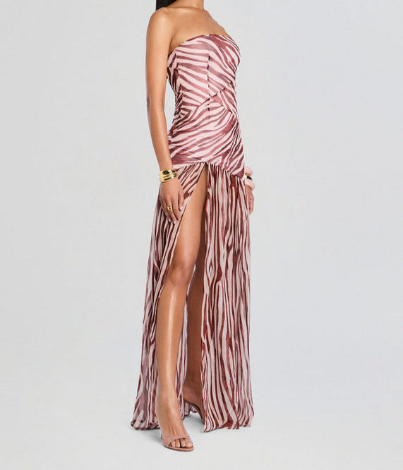 Taya Silk Chiffon Maxi Dress - Hot fashionista