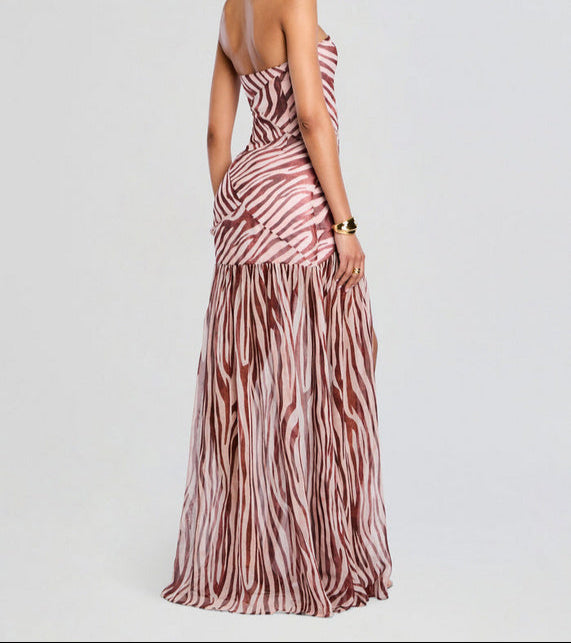 Taya Silk Chiffon Maxi Dress - Hot fashionista