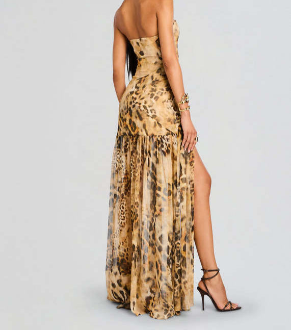 Taya Silk Chiffon Maxi Dress - Hot fashionista