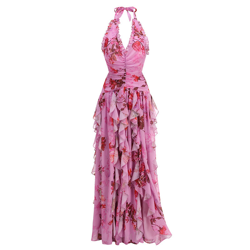 Tori Floral Haze Stretch Tulle Maxi Dress - Hot fashionista
