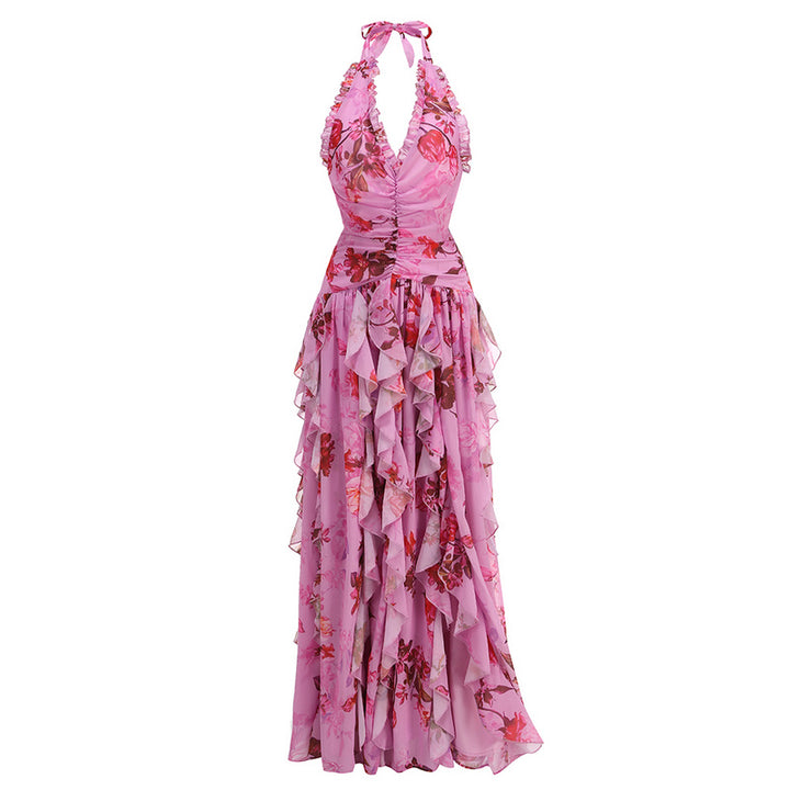 Tori Floral Haze Stretch Tulle Maxi Dress - Hot fashionista