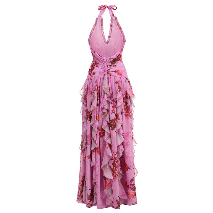 Tori Floral Haze Stretch Tulle Maxi Dress - Hot fashionista