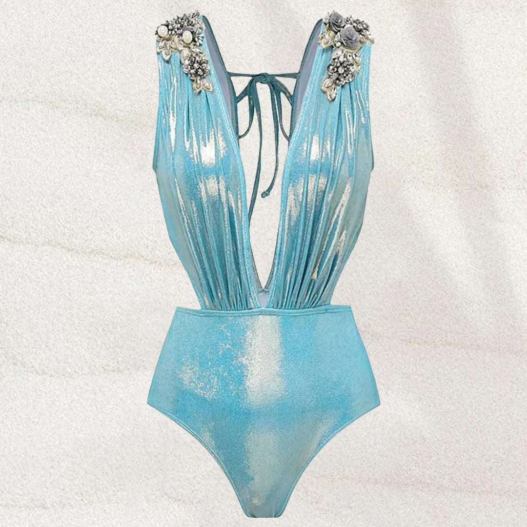 Toriella V-Neck One-Piece & Skirted Swim Set - Hot fashionista