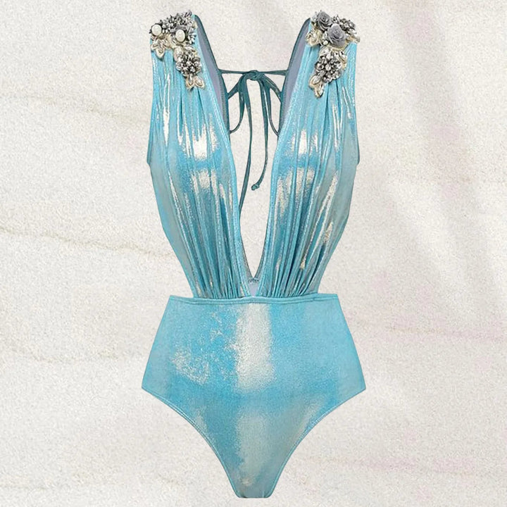 Toriella V-Neck One-Piece & Skirted Swim Set - Hot fashionista