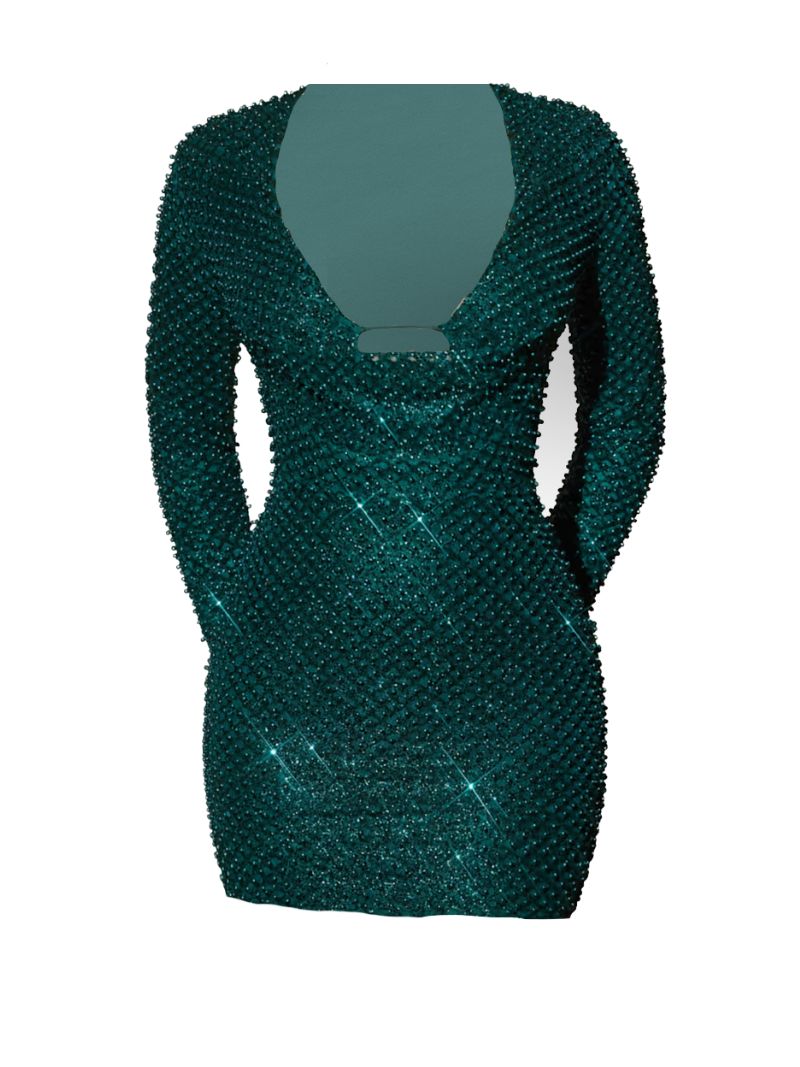 Zara Curvy Sequined Mini Dress - Hot fashionista