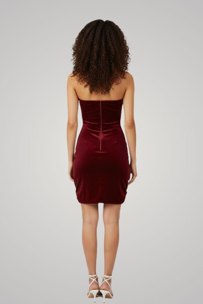 Vanessa Velour Pegged Sleeveless Maxi Dress - Hot fashionista