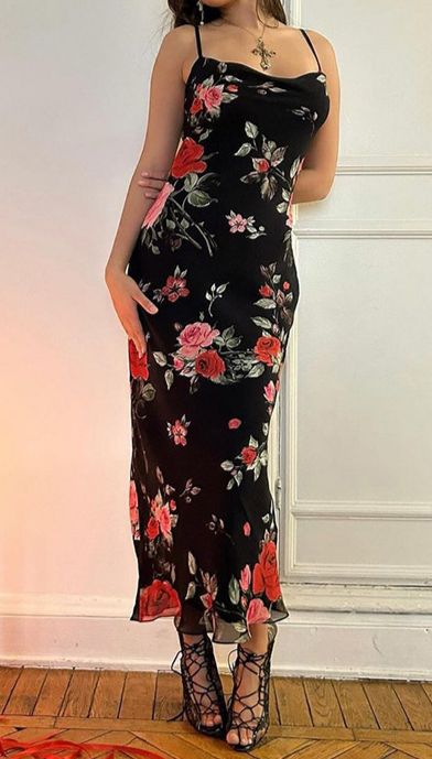 Amanda floral maxi dress - Hot fashionista