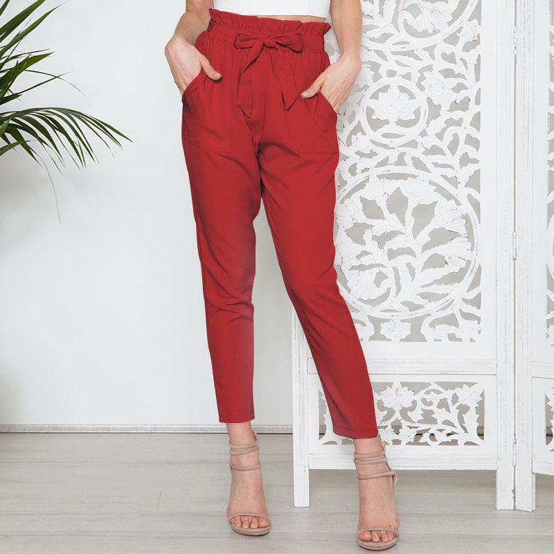 Baylee Solid Pants - Hot fashionista