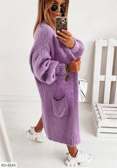 Cardigan sweater women's coat new loose knit autumn/winter top - Hot fashionista