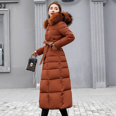 Winter New Korean Fashion Slim Fit Over Knee Thickened Cotton Coat Winter Coat - Hot fashionista
