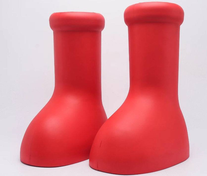 Astro Boy big red thick soled rain boots - Hot fashionista