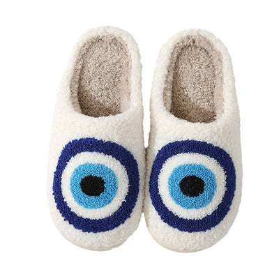 Warm and comfortable winter cotton slippers for couples, indoor cotton slippers with thick soles and soft soles, thickened anti - Hot fashionista