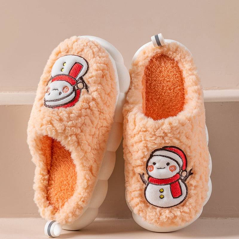 Cute Snowman Slippers Thick-Soled Anti-slip - Hot fashionista