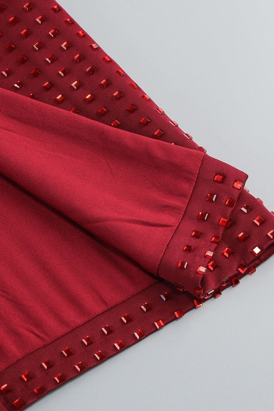 Danielle Embellished Corset Sequin Maxi Dress