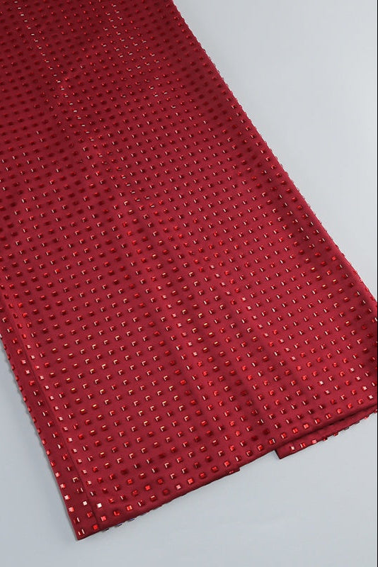 Danielle Embellished Corset Sequin Maxi Dress