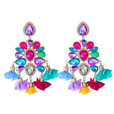Fancy Chandelier Crystal Earrings - Hot fashionista