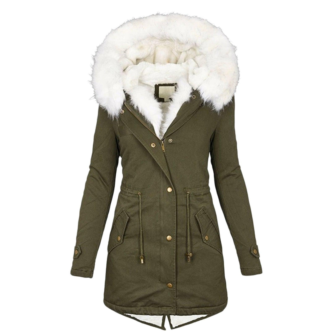 Hot Fashionista Hannah Solid Winter Trench Coat