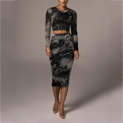Edwina Tie-dye Skirt Set - Hot fashionista