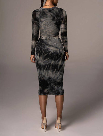 Edwina Tie-dye Skirt Set - Hot fashionista