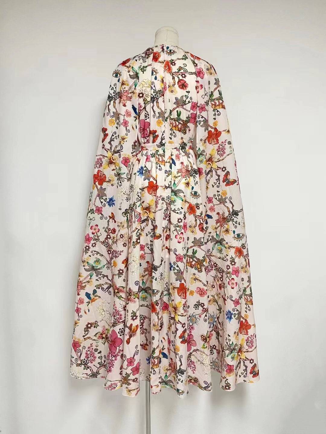 Elliana Printed Tree of Life Sequined Dress - Hot fashionista
