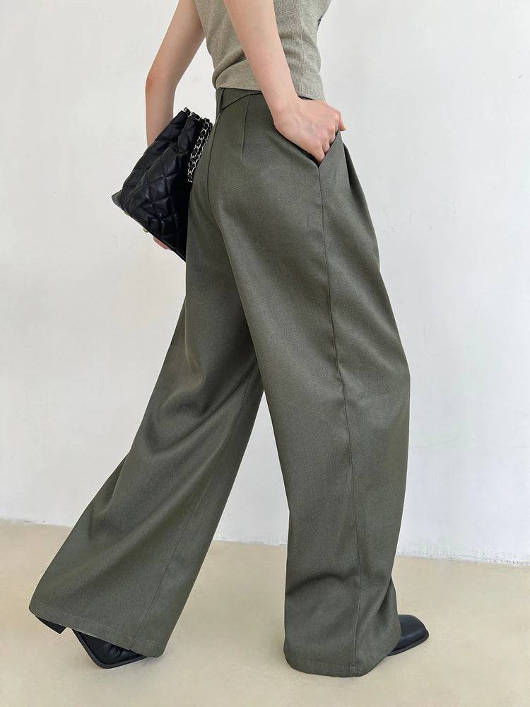 Annabella High-Waist Plain Wide-Leg Trouser - Hot fashionista