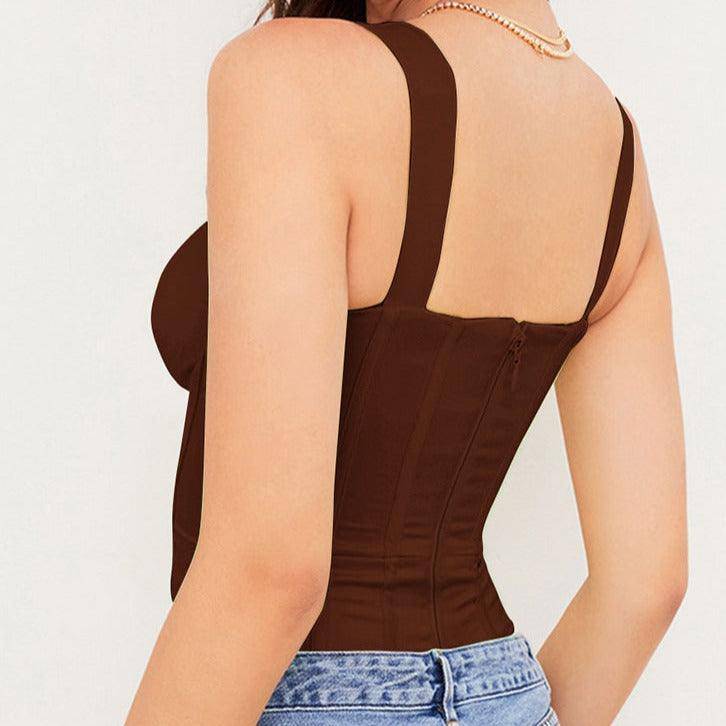 Roseline Solid Tank Top - Hot fashionista