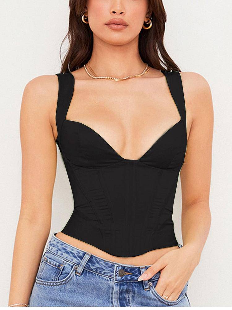 Roseline Solid Tank Top - Hot fashionista