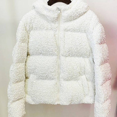 Kamilah Long Sleeve Zip Up Sequins Jacket - Hot fashionista