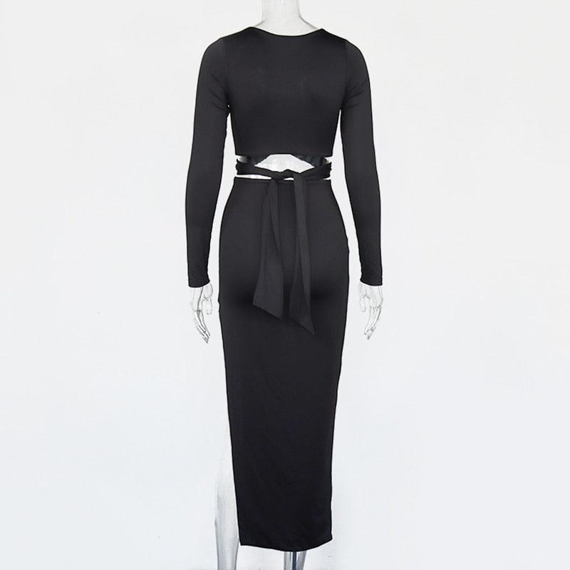 Kristen Rink Linked Solid Skirt Set - Hot fashionista