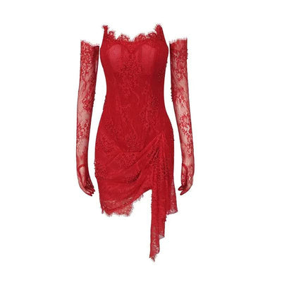 Ashley Strapless Lace-Up Mini Dress - Hot fashionista