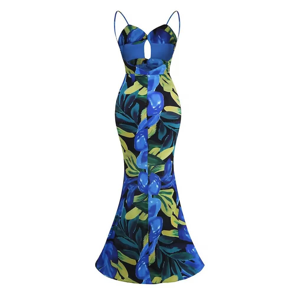 Ariah Tropical Twist Backless Maxi Dress - Hot fashionista