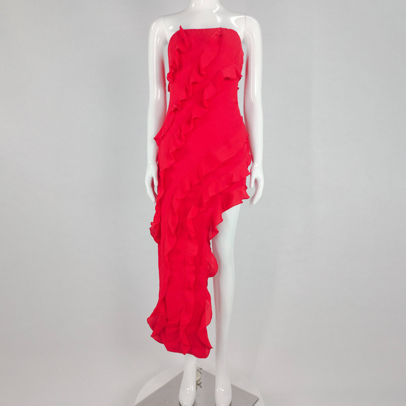 Kira Strapless High Slit Maxi Dress - Hot fashionista