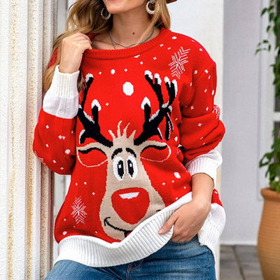 Maeve Knitted Rudolph Christmas - Hot fashionista