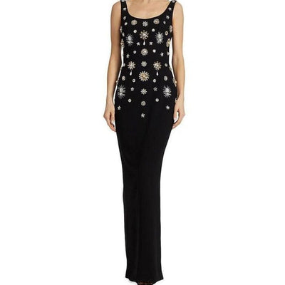 Michelle Sleeveless Square Neck Printed Maxi Dress - Hot fashionista