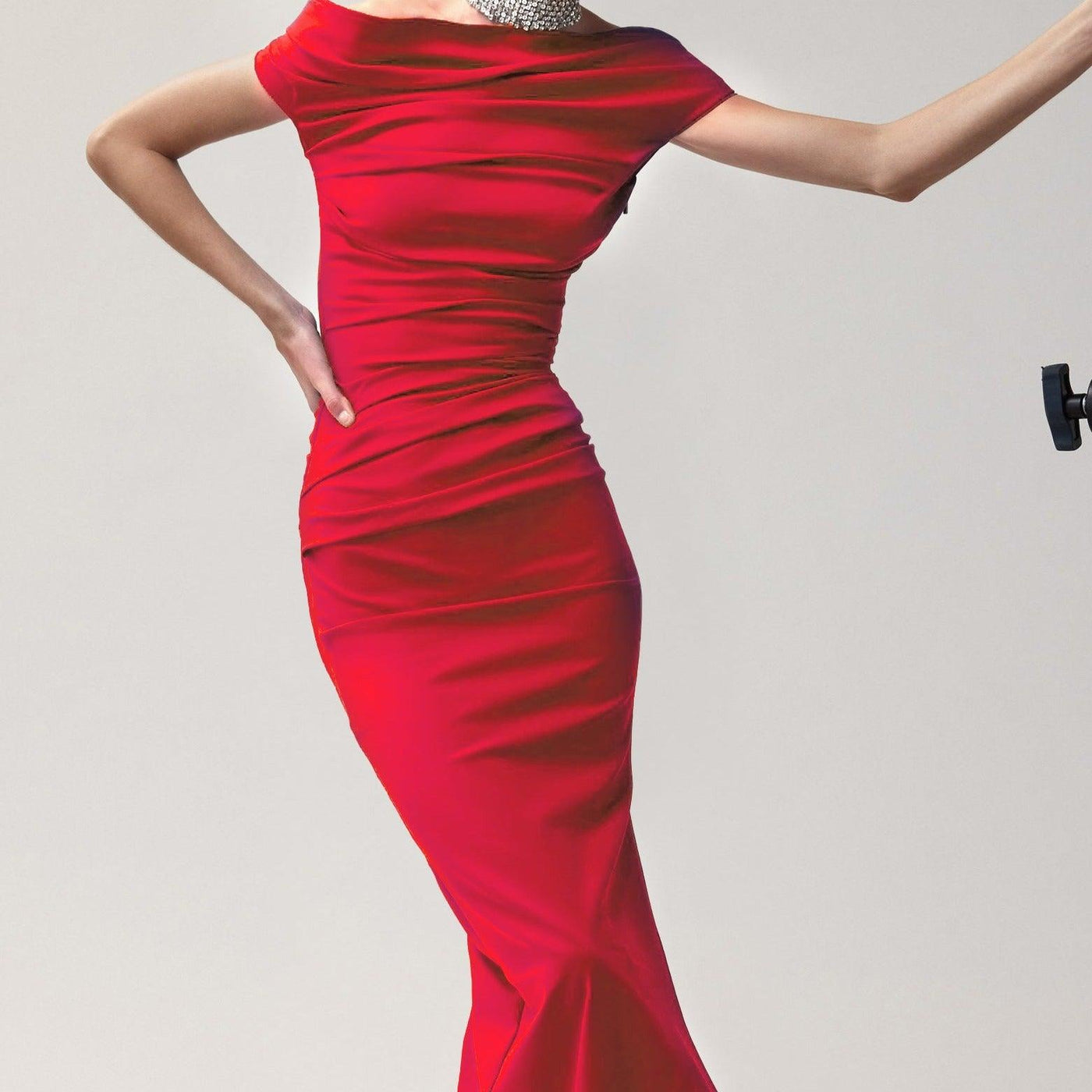 Olivia Off The Shoulder Side Slit Maxi Dress - Hot fashionista