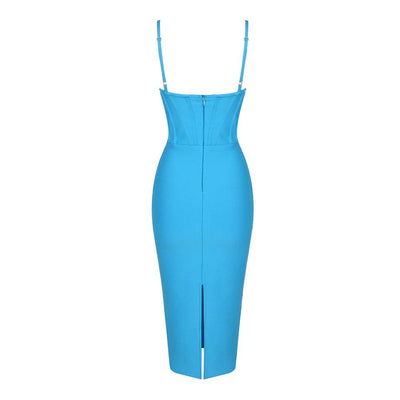 Brandy Sleeveless Spaghetti Strap Midi Dress - Hot fashionista