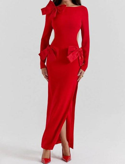 Merrell Bow Detail Maxi Dress - Hot fashionista