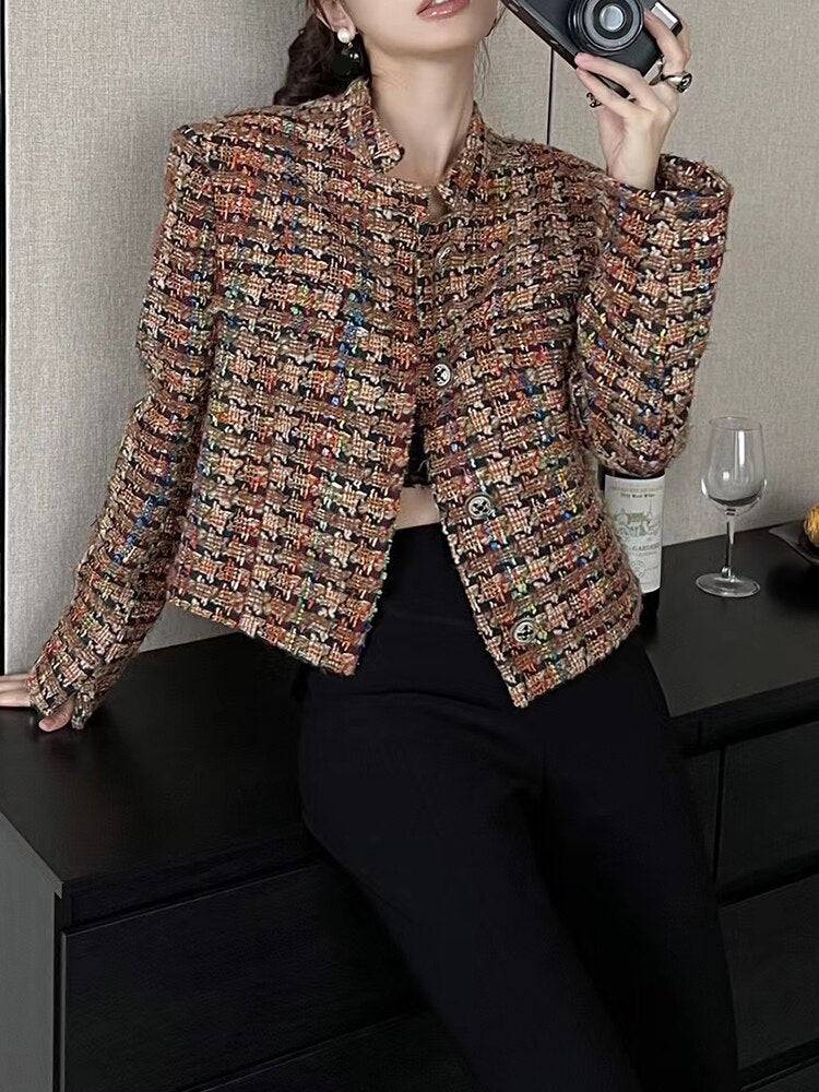 Annalise Tweed Flecked Blazer - Hot fashionista