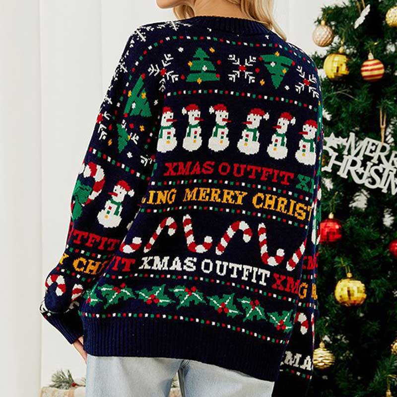 Arabella Loose Knitwear Christmas Sweater - Hot fashionista