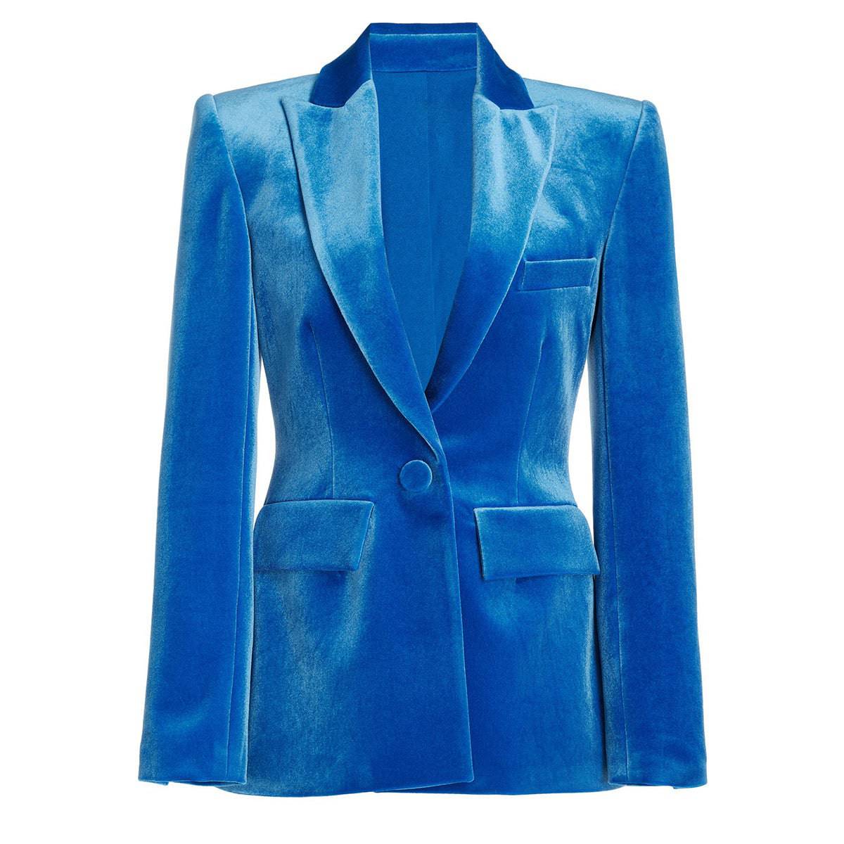 Giselle Cotton-Velvet Suit Jacket - Hot fashionista