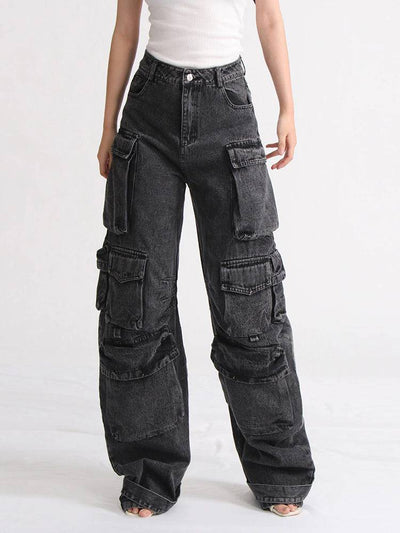 Alaya Pocket Detail Cargo Pants - Hot fashionista