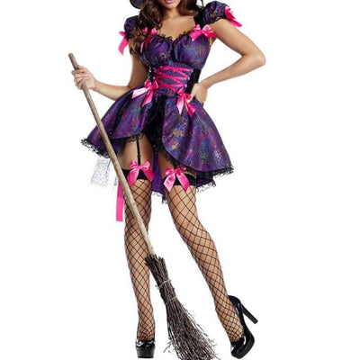 Isabela Purple Web Witch Costume - Hot fashionista